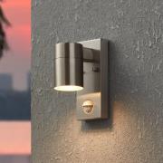 LED-seinävalaisin Riga 5 ruostumattomasta teräksestä, 16 cm ruostumato...