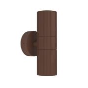 Ulkoseinälamppu Tomelloso, ruosteenvärinen, 20 cm metalli 2-lamppuinen...