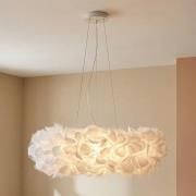 Slamp riippuvalaisin Clizia Mama Non Mama, Ø78cm, valkoinen/kirkas