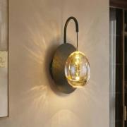 Golden Egg seinävalaisin, musta/karmiininpunainen, korkeus 28 cm, meta...