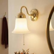 Sibille-seinävalaisin kiillotettua messinkiä