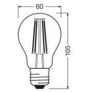 OSRAM LED-lamppu Tropfen E27 5,9 W hehkulankavastus 2700 K himmennettä...