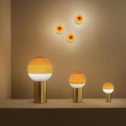 MARSET pöytälamppu Dipping Light M, keltainen/messinki