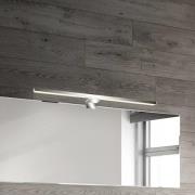 LED-peililamppu Dun 2 in 1, kromi, IP44, pituus 50 cm