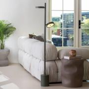 GOOD & MOJO LED-lattiavalo Okinawa, 2-lamppuinen, vihreä, 146 cm, puu