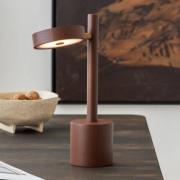 GOOD & MOJO LED-pöytälamppu Okinawa, ruskea, 35 cm, puu