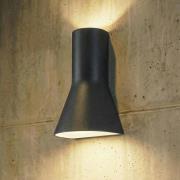 Lucande LED-ulkoseinälamppu Zephy Up/Down, musta, IP54, CCT