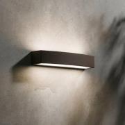 Ideal Lux ulkoseinälamppu Andromeda, kahvi, leveys 45 cm E27