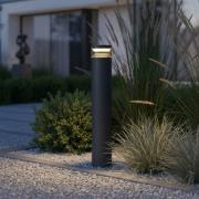 Ideal Lux LED-pylväsvalaisin Boeing, korkeus 70 cm, musta, IP65