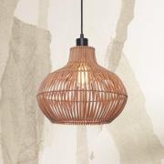 GOOD & MOJO Kalahari-riippuvalo, Ø 32 cm, luonnonväri, rottinki, E27