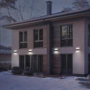 OSRAM Solar-seinälamppu ENDURA STYLE UPDOWN harmaa, anturi, IP54