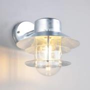 Ulkoseinälamppu Ruvuuma sinkkivärinen Ø 22 cm alaspäin suunnattu