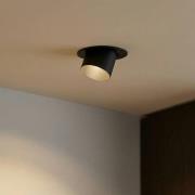 Lindby kattovalaisin Thorid, Ø 9 cm, musta, metalli, GU10