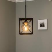 Riippuvalaisin AV-1732-1BSY musta, 1-lamppuinen