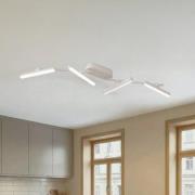 Lindby LED-kohdevalaisin Eldrin, valkoinen, 4-valo, valonauhat