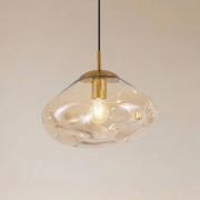 Lindby riippuvalaisin Lelia, keltainen, lasi, Ø 35 cm