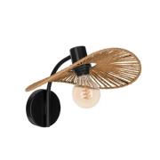 Seinävalaisin Siruela, ruskea, 37 x 25 cm, paperiköysi, E27