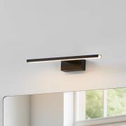 LED-seinävalaisin Conettilla, musta, leveys 40 cm, IP44, CCT