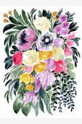 Juliste Urja Loose Floral Watercolor Bouquet