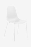 WASSU tuolit, 6/pakk. valkoinen metalli/valkoinen muovi