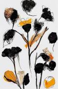 Juliste Black Dry Flowers