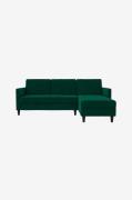 Dorel HomeSohva vuodesohva 3-paikkainen ja Chaise PresleyVihreäVuodeso...