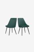 Loft24Ruokailutuoli 2Pk NataschaVihreäTuolit- Homeroom