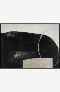 MalerifabrikkenDesign Maalaus / Sort Of Stone / 120x90 Cm / Musta kehy...