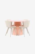 Venture HomeRuokapöytä Lanzo ja Lilja-tuoliBeigeRuokailuryhmät- Homero...