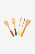 DexamTyökalusarja Bamboo School Of Wok - 4 kpl.RuskeaKeittiövälineet- ...