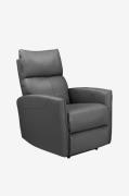 Loft24Pineto Sähkötoiminen lepotuoli PU-verhoilullaHarmaaNojatuolit- H...