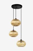 EGLORiippuvalaisin Amsfield Round With 3 LampsMustaRiippuvalaisimet- H...