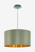EGLORiippuvalaisin Maserlo Ø380 Mm Taupe/GoldMustaRiippuvalaisimet- Ho...