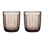 Iittala Raami juomalasi 26 cl 2-pakkaus Pellava