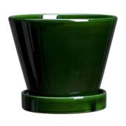 Bergs Potter Julie ruukku lasitettu Ø11 cm Green emerald