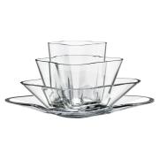 Iittala Alvar Aalto -maljakko kukka, 4 osaa Kirkas