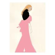 Paper Collective Pink Dress -juliste 30 x 40 cm