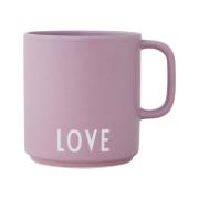 Design Letters Design Letters -suosikkikuppi kahvalla 25 cl Love-laven...