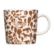 Iittala Oiva Toikka Cheetah muki 30 cl Ruskea