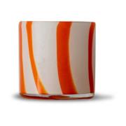 Byon Calore kynttilälyhty XS Ø 10 cm Orange-white