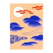 Paper Collective Japanese Hills -juliste 30 x 40 cm