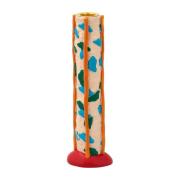 Villa Collection Styles kynttilänjalka täplät 21 cm Blue-orange