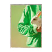 Paper Collective White Rabbit -juliste 50 x 70 cm