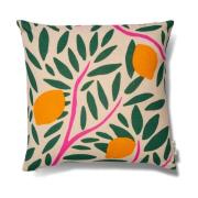 Classic Collection Sunny citrus tyynynpäällinen 50x50 cm Vihreä