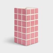 &Klevering Tile maljakko 21 cm Rosa