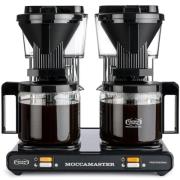 Moccamaster Professional kaksinkertainen 2,5 L Musta-hopea