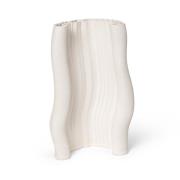 ferm LIVING Moire maljakko 19 x 30 cm Off-white