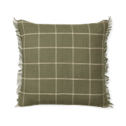 ferm LIVING Calm tyynynpäällinen 50x50 cm Oliivi-vaaleanbeige