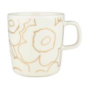 Marimekko Piirto Unikko muki 4 dl White-gold