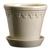 Bergs Potter Københavner ruukku lasitettu Ø18 cm Sand Stone